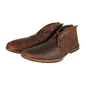 Timberland Boot Co. Men's Wodehouse US10 Brown Leather LaceUp Chukka Ankle Boots